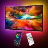 maylit ICRGB TV LED Backlight, 18ft Bluetooth LED Lights for TV 75-85in, USB Powered TV Lights Kit with Remote and App Control, Music Sync Color Change with TV Sound, Bias Lighting for HDTV Room Decor ICRGB (Bluetooth Control) 16.4FT for 75''-85'' TV 11 81PLXhdlKL