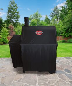 Char-Griller 5555 Grill Cover, Fits Models: 3018, 2121, 2222, 2828, 2727, 2929, 1224, E1224, 1329, 1334, Black 25 81PLpsHiaOS