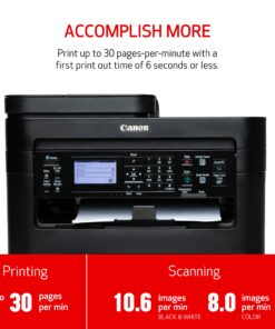 Canon imageCLASS MF264dw II Wireless Monochrome Laser Printer, Print, Copy and Scan, Auto Document Feeder, Black MF262dw II (New Model) 25 81PMLVb66EL