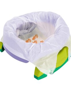 Kalencom Potette Plus 2-in-1 Travel Potty and Trainer Seat - Dual-Purpose Potty Training Toilet Seat - Portable Potty for Toddler Travel - With Durable, Lock-In Legs and Splash Guard - LIlac 23 81PNgx2l8SL