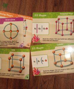 Learning Resources Dive into Shapes! A Sea and Build Geometry Set, 129 Pieces Multicolor 26 81PNq ACElL