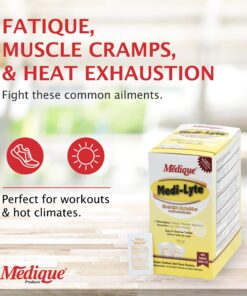 Medique Medi-Lyte Electrolyte Replenisher, Fast Relief from Heat, Stress, Fatigue, and Muscle Cramping, Easy to Swallow Tablets, 500 Tablets (250 x 2) 250 Count (Pack of 2) 15 81PNs0PFCdL 1