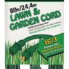 Prime Wire & Cable EC880633 80-Foot 16/3 SJTW Lawn and Garden Outdoor Extension Cord, Green 3 81POEbj6aiL