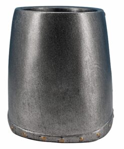 Design Toscano Knights Templar Helmet Pen Cup Desk Accessory Statue, 4 Inch, Polyresin, Pewter Finish Knight's Helmet 18 81POL7hziNL