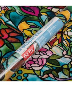 d-c-fix Window Privacy Film Tulia Stained Glass Self-Adhesive Two Way Day and Night Decorative Vinyl Covering for Home Door Bathroom Decal Sticker 17.7" x 78.7" 29 81POrmzqxrS