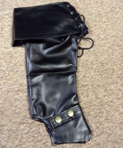 Forum Novelties Adult Pirate Boot Covers Costume Accessory Black 33 81POxPgzkkL