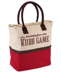 AmishToyBox.com Deluxe Kubb Game Set with Clear Protective Finish - Solid Maple Hardwood - Regulation Size 5 81PPpDH5ueL