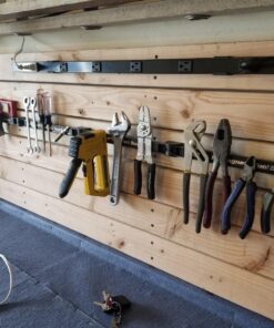 12" Magnetic Tool Holder Strip - A Tool Magnet Bar for Garage Organization, Shop Organization, and Workbench Accessories - Best Gift for Men - Easy To Install in Workshop - Mounting Screws Included. 4 42 81PSLuDE3GL