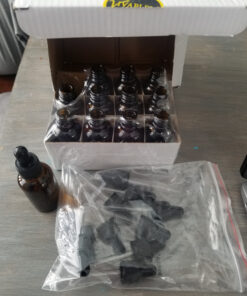 Vivaplex 12, Amber, 1 oz Glass Bottles, with Glass Eye Droppers 29 81PSVbZWabL