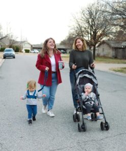 Toddler Leash & Harness for Child Safety - Keep Kids & Babies Close - Padded Shoulder Straps for Children's Comfort - Fits Toddlers w/ Chest Size 14-25.5 Inches - Kid Keeper by Mommy's Helper (Blue) 26 81PT2CweiBL