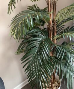 Nearly Natural 5284 Robellini Palm Silk Tree, 6-Feet, Green 72in. 16 81PUUpKv3tL