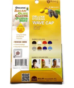 Healthy Treated Wave Deluxe Stocking Wave Cap Black (3 Pack) 1 Count (Pack of 3) 8 81PUrp0hjjL