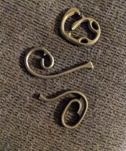 BePuzzled | Enigma Hanayama Metal Brainteaser Puzzle Mensa Rated Level 6, for Ages 12 and Up 18 81PVPgsL6PL