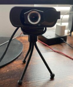 XPCAM Full HD 1080P Webcam with Privacy Shutter and Tripod, Pro Streaming Web Camera with Microphone, Widescreen USB Computer Camera for PC Mac Laptop Desktop 38 81PVXbTAWtL