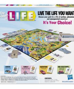 Alternative view of Hasbro Gaming The Game of Life Board Game, Family Games for Kids Ages 8+, Includes 31 Careers, Family Board Games for 2-4 Players, Family Gifts (Amazon Exclusive)
