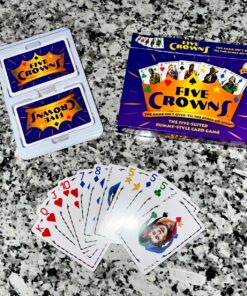 PlayMonster Five Crowns — The Game Isn't Over Until the Kings Go Wild! — 5 Suited Rummy-Style Card Game — For Ages 8+ 31 81PXJVcb4PL