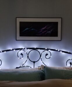 GDEALER 2 Pack Fairy Lights Christmas Decor 20 Ft 60 Led Battery Operated Christmas Lights with Remote Waterproof Twinkle Lights 8 Modes Fairy String Lights for Party Bedroom Wedding Decorations-White White 23 81PYyv57aL