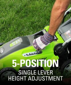 Greenworks 10 Amp 16-inch Corded Mower, 25142 16" Corded Mower 51 81PZSRl0kJS