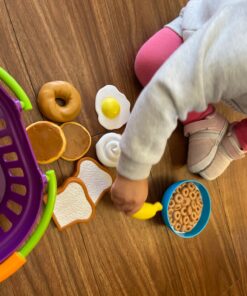 Learning Resources New Sprouts Breakfast Foods Basket - 16 Pieces, Ages 18+ months Pretend Play Food for Toddlers, Toddler Kitchen Toys, Preschool Learning Toys 25 81PZz5iRFXL