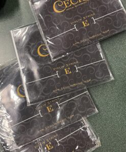 Cecilio 4 Packs of Stainless Steel Violin Strings 4/4 Full Set with E, A, D, G Strings for Electric and Acoustic Violins - Reliable and Affordable Replacement for your Fiddle 21 81PaeWPmwoL