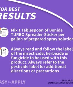 Bonide Turbo Spreader Sticker, 8 oz Concentrate, Help Garden Products Stick to Plants, Increase Coverage and Penetration 10 81PasbQrUYL