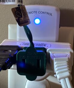 BN-LINK Wireless Remote Control Electrical Outlet Switch for Lights, Fans, Christmas Lights, Small Appliance, Long Range White 10A/1200W, 1 Remote + 1 Outlet 1 Remote 1 Outlet 22 81PcBTIdkyL