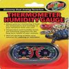 Zoo Med Economy Analog Dual Thermometer and Humidity Gauge, 6 x 4" 6 x 4"