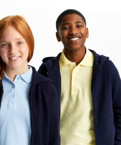 French Toast Boys' Long-Sleeve Pique Polo Shirt 8 Yellow 20 81Pchf7 UL 3