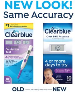 Clearblue Advanced Digital Ovulation Test, Predictor Kit, featuring Advanced Ovulation Tests with digital results, 10 Ovulation Tests (Pack of 1) ADOT 10 23 81PdBjyeyDL