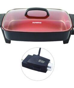 Alternative view of Nu Wave 31825 Medley Electric Skillet, 16" x 12", Black