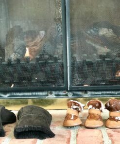 URBEST Dog Shoes with Hook Loop Closure Booties Pet Dog Chihuahua Shoes Boots, 4Pcs (5#, Brown) 5# 32 81PeSRcKjBL