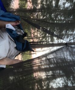 Oak Creek Lost Valley Camping Hammock. Bundle Includes Mosquito Net, Rain Fly, Tree Straps, Compression Sack. Weighs Four Pounds, Perfect for Camping. Lightweight Nylon Single Hammock. 44 81PfOd8YnEL