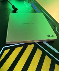 LG Electronics USB 3.0 Compatible Super-Multi Slim Portable DVD+/-RW External Drive for PC Windows, Linux, Mac OS with M-DISC support GP65NG60 (Gold) Gold 9 81PgxxqIKnL