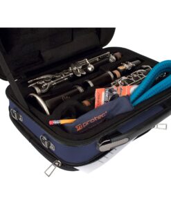 Protec Zip Clarinet Case with Detachable Music Pocket, Blue (BLT307BX) 7 81Pj3zvK9UL