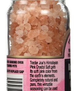 Trader Joe's Himalayan Pink Salt Crystals with Built in Grinder 4.5 Oz, (2-Pack) 11 81PjSbRPyrL