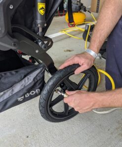 BOB Gear Revolution Flex 3.0 Duallie Double Jogging Stroller, Graphite Black 61 81PkPzNFBBL