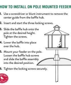 Perky-Pet 340 Transparent 16-Inch Squirrel Baffler 23 81PlKShLaL