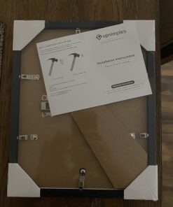 upsimples 8x10 Picture Frame, Display Pictures 5x7 with Mat or 8x10 Without Mat, Wall Hanging Photo Frame, Black, 1 Pack 33 81Pm1n6nN4L