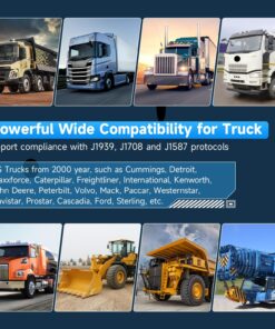 NEXAS NL102 Pro Heavy Duty Truck Scanner Enhanced Full System Diesel Diagnostic Scan Tool for Cummins Detroit Freightliner International Paccar Check Engine for HD Truck & Car 2-in-1 Code Reader NL102 truck scanner 13 81PmPZsFMPL