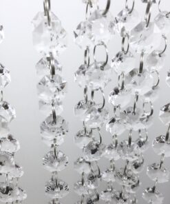 LolaSaturdays 30 Ft Acrylic Crystal Garland Clear clear-acrylic 20mmx30ft 17 81PnfpobABL