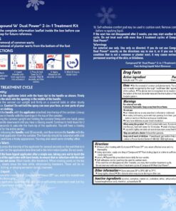 Compound W Dual Power for Large Warts, Freeze Off & Liquid Wart Remover, 8 Freeze Applications and 12 Comfort Pads 19 81PnlSQszeL 6