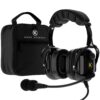 KORE AVIATION KA-1 General Aviation Headset for Pilots | Mono and Stereo Compatibility, Passive Noise Reduction, Noise Canceling Microphone, Gel Ear Seals, Adjustable Headband, Headset Bag 38 81PqPWtrScL
