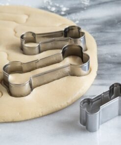 Fox Run Dog Bone Cookie Cutter Set, Stainless Steel, 3-Piece 3 piece 26 81PqftTeaXL