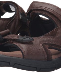 Propet Men's Arlo Fisherman Sandal 8 3E US Brown 14 81Psa5cU7YL