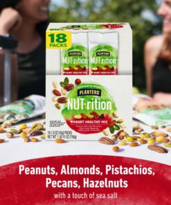 PLANTERS NUT-rition Heart Healthy Nut Mix, Snack Mix, 1.5 oz, 18 Count 14 81PsagrH4zL