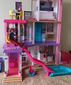 Barbie DreamHouse Dollhouse with 75+ Accessories and Wheelchair Accessible Elevator, 10 Play Areas, 3 Custom Light Settings & Music (Amazon Exclusive) 25 81PsyLzR1XL