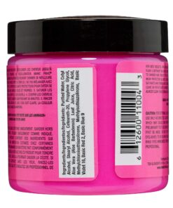 Alternative view of MANIC PANIC Cotton Candy Pink Hair Dye - Classic High Voltage - Semi Permanent Neon Bright Cool Toned Pink Hair Color - Glows Under Black Light - Vegan, PPD & Ammonia Free (4oz)