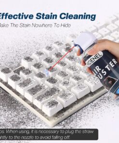 HIDENEL Compressed Air Duster Cleaning - Disposable Canned air Duster Cleaner Caned Air Duster - for Computers Electronics Keyboard Cleaning - 3 Cans 9 81Ptn19GUzL