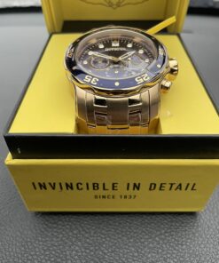 Invicta Men's Pro Diver Collection Chronograph Watch 48mm Gold & Blue 28 81PtuLsJZqL