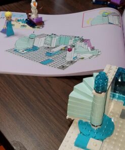 LEGO Disney Frozen Elsa's Magical Ice Palace 43172 Toy Castle Building Kit with Mini Dolls, Castle Playset with Popular Frozen Characters Including Elsa, Olaf, Anna and More (701 Pieces) Standard Packaging 61 81PuGvxt gL